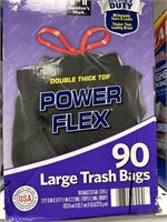 MM power flex large trash bags 90ct