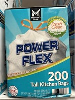 MM power flex tall kitchen 200 bags