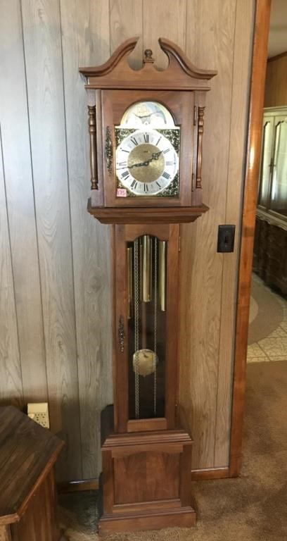 Grandmother Clock (16"W x 10"D x 72'H)