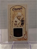 Jerome Iginla Champs Game Used Jersey Card
