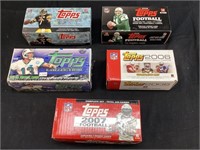 (5) FOOTBALL TOPPS 1999 SEALED, COMPLETE
