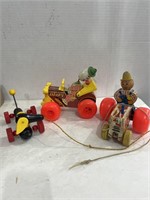 Vintage Fisher-Price Wooden Pull Toys and More