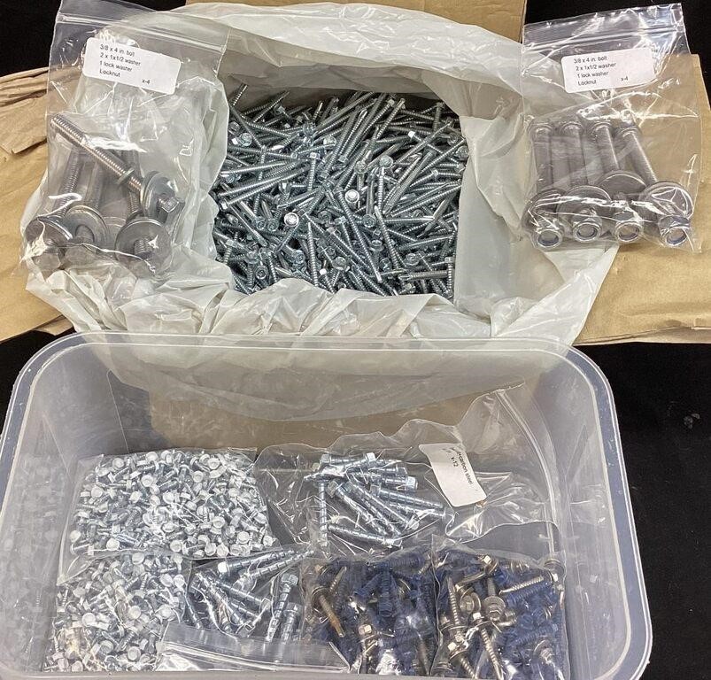 ASSORTED SCREWS, NUTS, & BOLTS