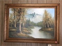 Framed Hanging Artwork (43"W x 31"H w/ Frame)