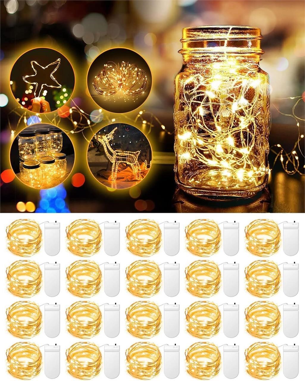 20 Pack Fairy Lights Battery Operated 3.3ft 20 LED