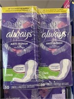 Always long liners 2-50ct