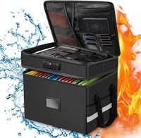 File Box with Fireproof and Waterproof Functions