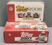 Topps 2006 & 2007 Football Card Sets Sealed