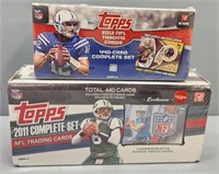 Topps 2011 & 2012 Football Card Sets Sealed