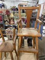 (2) Vintage Doll High Chairs