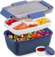 Caperci Large Salad Container Bowl for Lunch - Bet
