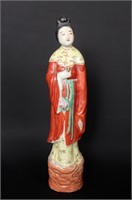 Chinese Porcelain Figure of Immortal He Xian Gu