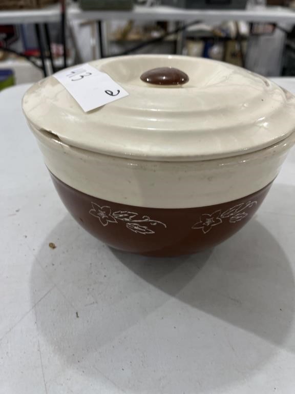 Pottery Casserole with Lid