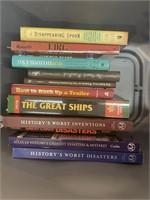 Mixed Book Lot Great Ships Historical Disasters