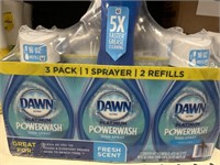 Dawn dish spray  3 pack