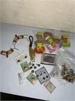 Ear rings, charms & costume jewelry