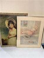 Framed Bessie Pease  "Precious in His Sight",