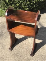 2 Tier Wooden Stand (18"W x 12"D x 29"H)