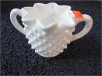 FENTON HOBNAIL SUGAR BOWL