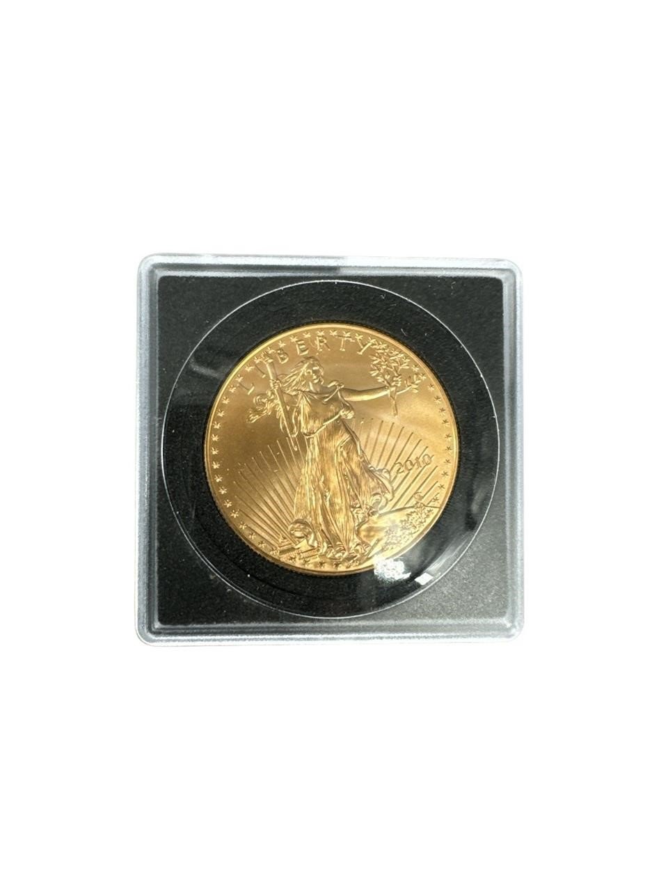 1 OZ .999 FINE GOLD AMERICAN EAGLE $50 COIN