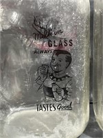 Various Glass VTG Milk Jars