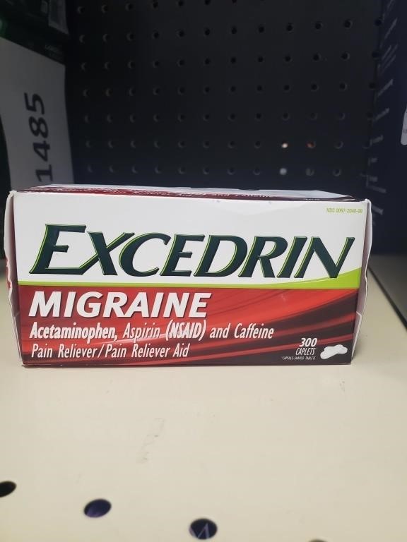 Excedrin migraine 300 caplets
