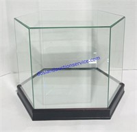 Mirrored Base Glass Display Case (16 x 12 x 11)