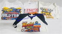 Lot of (4) Size L/XL Racing T-Shirts