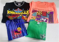 Lot of (4) Size M/L Racing T-Shirts