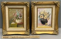 Still Life Flowers Oil Paintings on Canvas Board
