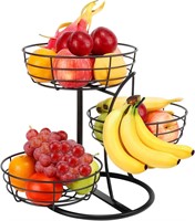 Fruit Basket Bowl with Banana Hanger  Fruit Vegeta