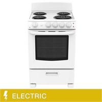 Ge 24 In. 3.0 Cu.ft. White Freestanding Electric