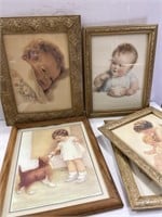 Vintage Besse Pease Prints and Other Baby Prints