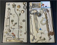 Costume Jewelry Inc Gold Filled 2 Trays