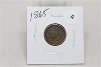 1865P Indian Head Cent