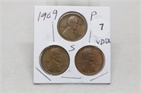 1909/09S/VDB Lincoln Cents