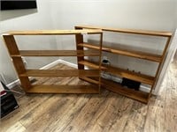 Pair Of Homemade Wood Shelves