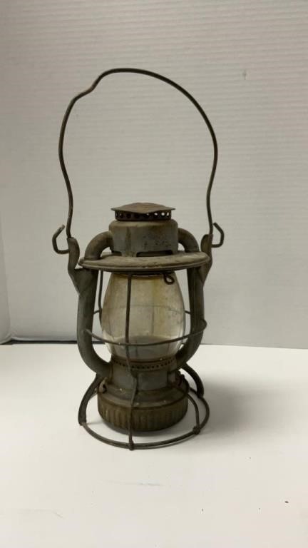 Railroad lantern- converted to electric, note