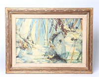 Museum Print, The White Ships by John Singer Sarge