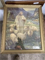 Picture of Jesus and His Sheep