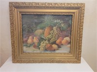 1903 Original Framed Print "Fruit" by National