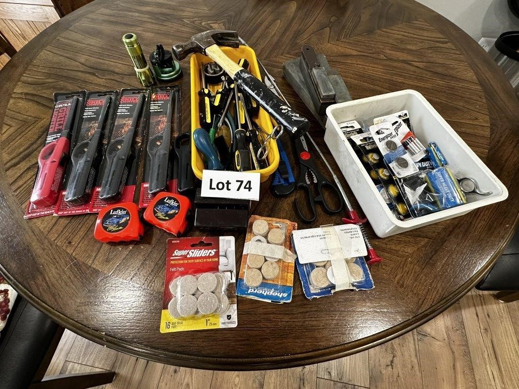 Batteries, Tools, Lighters, Misc