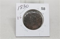 1830 VG Large Cent