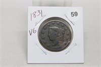 1831 VG Large Cent