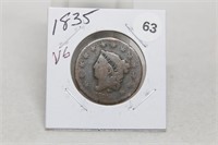 1835 VG Large Cent