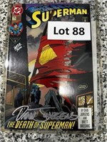 1993 DC #75 Signed & Numbered "Death Of Superman"