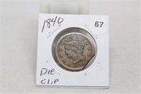 1840 F Large Cent