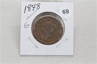 1848 G Large Cent