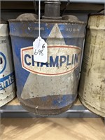 Vintage Champlin 5 Gallon Gas Can