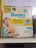Pampers wipes 896 wipes